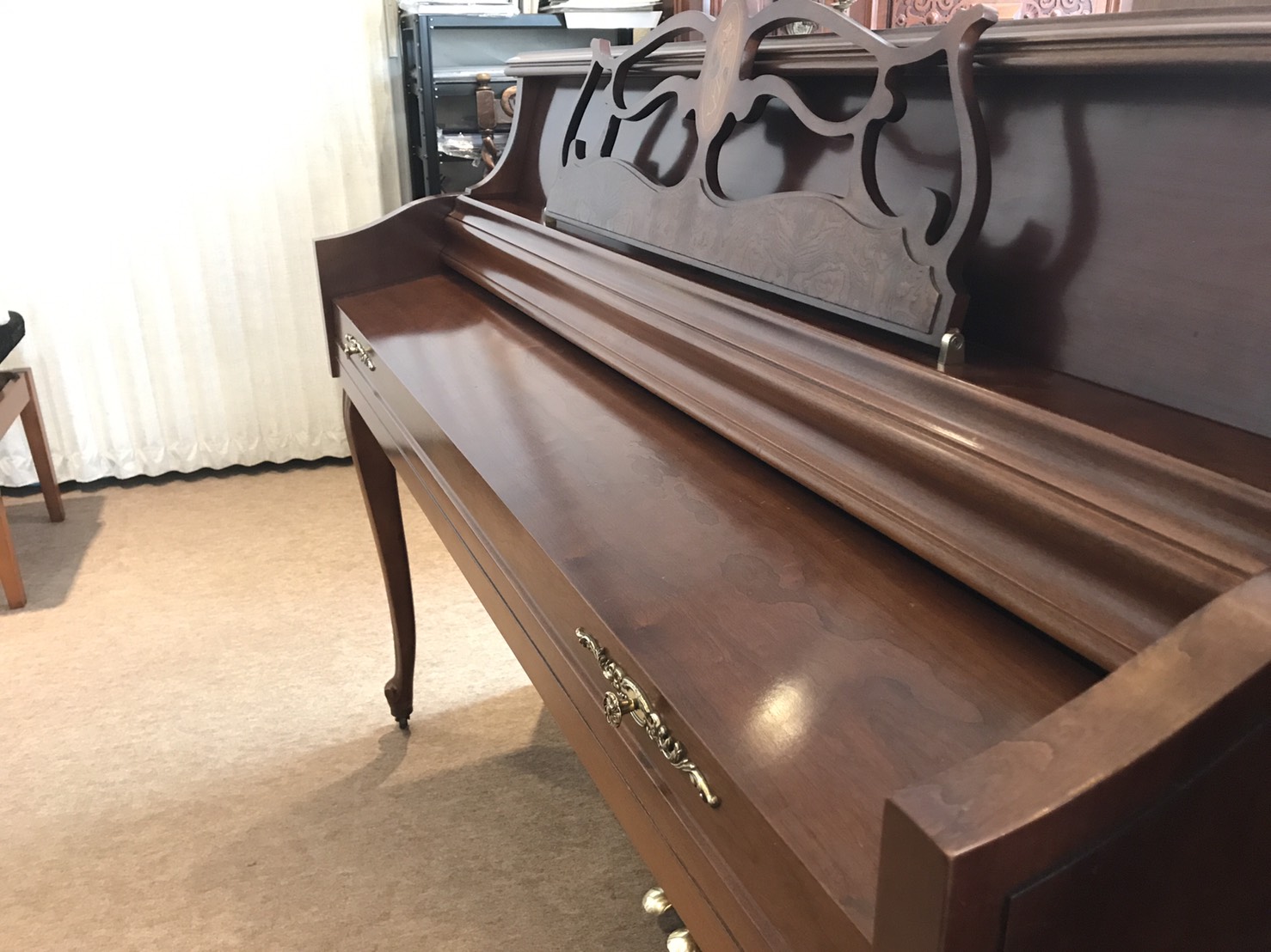 希少中古 純血の MADE IN U.S.A インテリア調コンソールピアノ Wurlitzer ※SOLD | 浜松ピアノ社